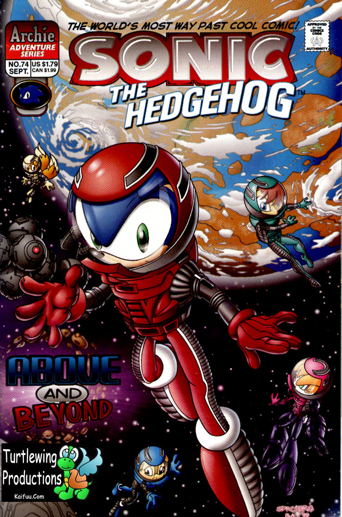 Sonic - Archie Adventure Series September 1999 Cover Page
